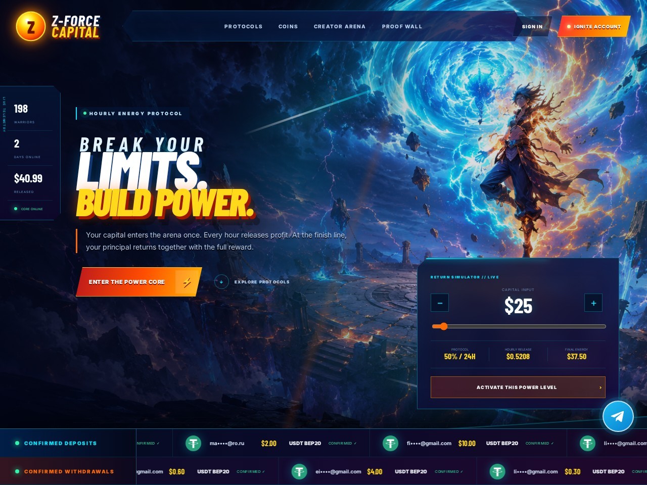 HYIP project Dbz Coins