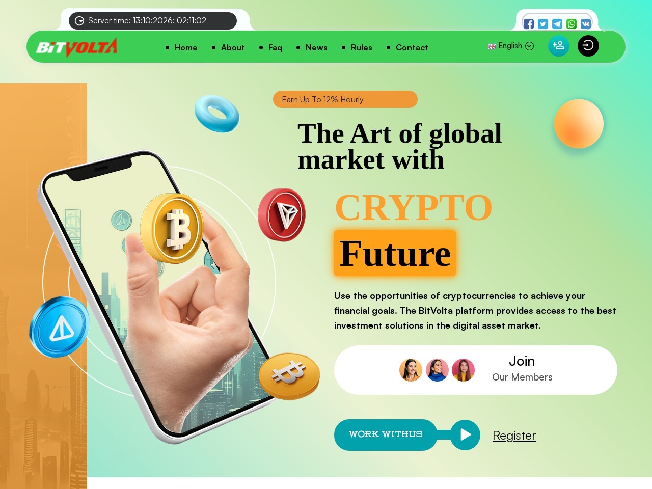 HYIP project Bitvolta