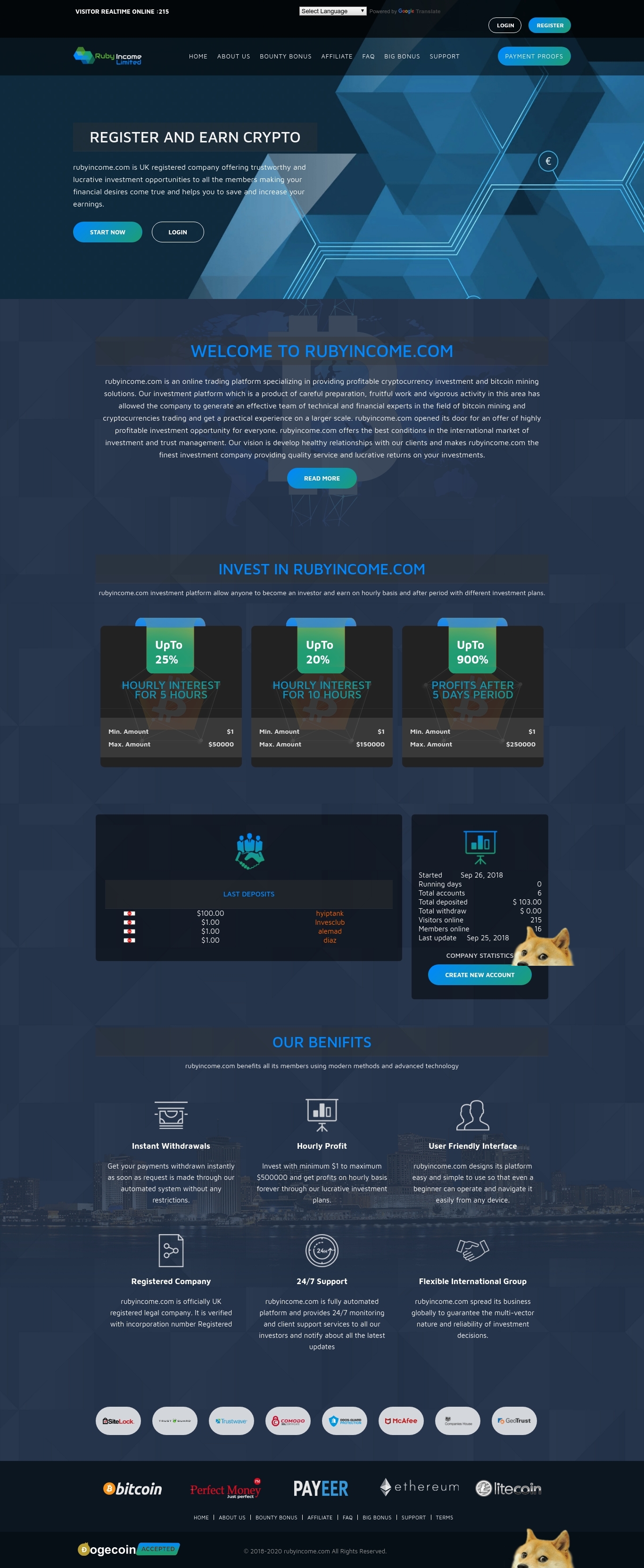 HYIP Rubyincome