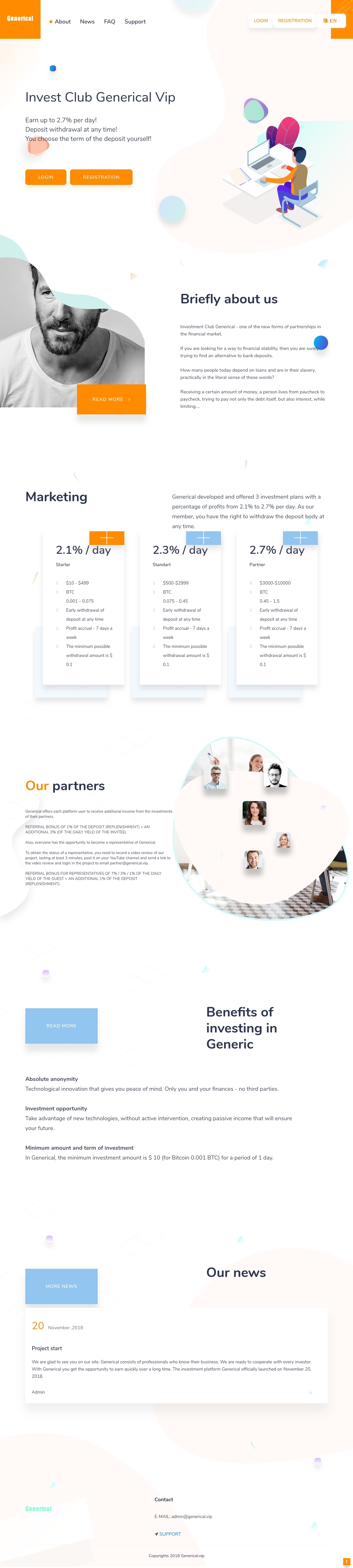 Investment project Generical