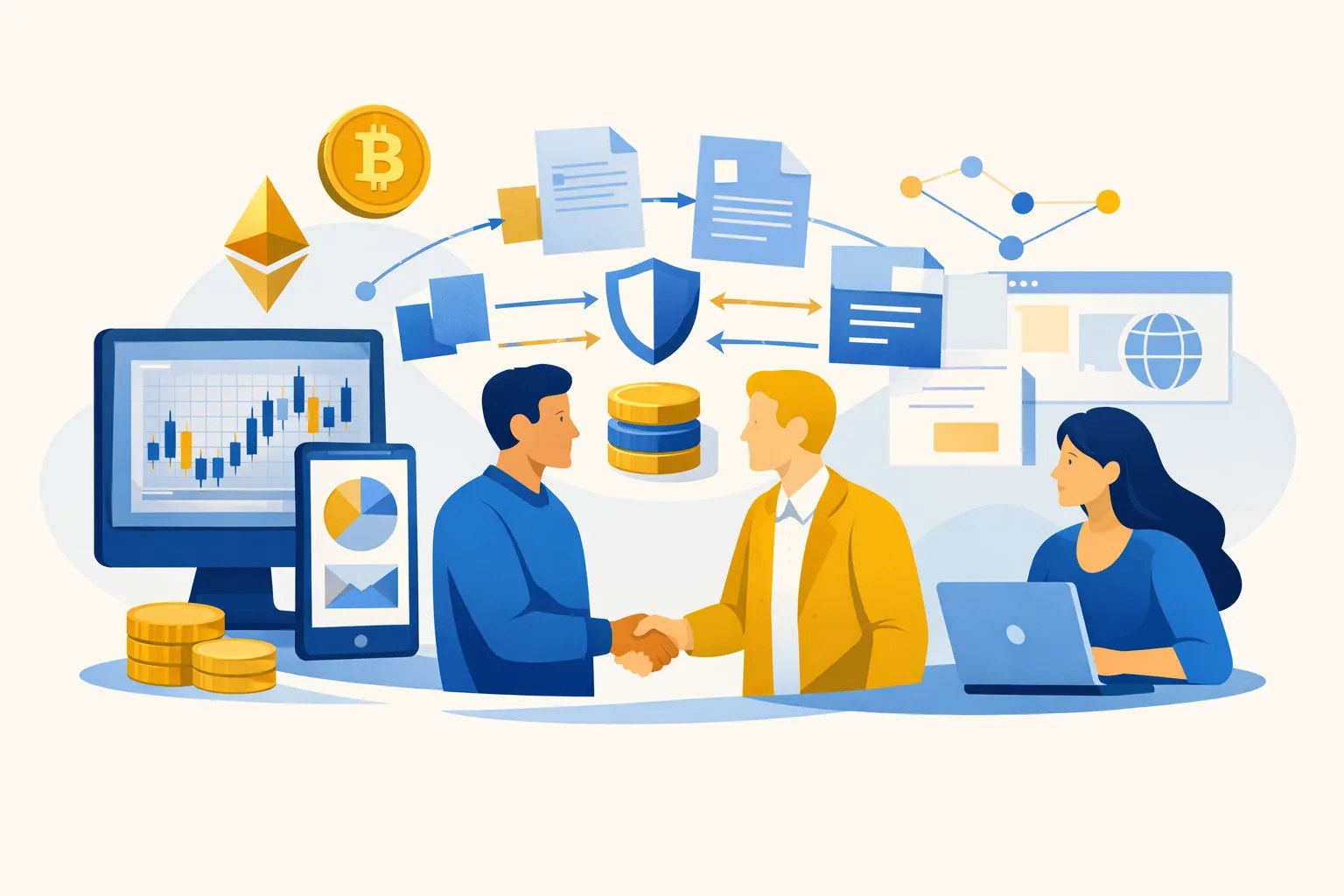 Udostępnianie danych giełdy kryptowalut partnerom