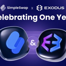 SimpleSwap Marks a Year Inside Exodus Wallet, Ships Five Partner Updates WithNo Integration Changes